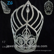 Fashion A level crystal pageant tiara alloy tiara